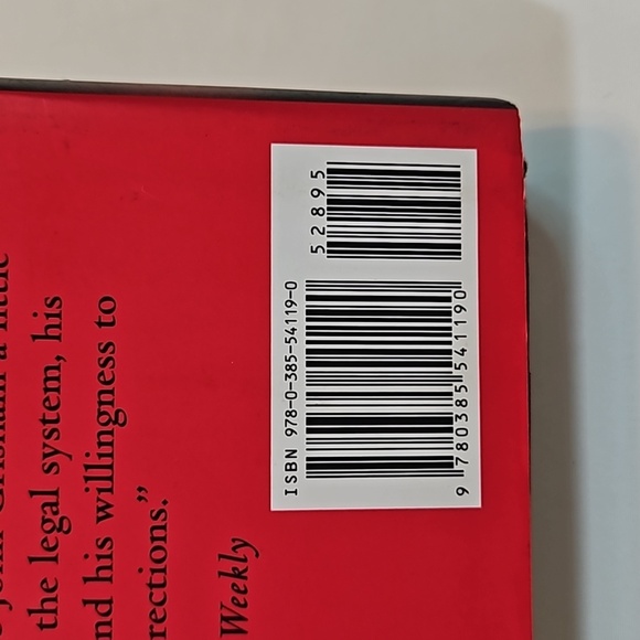 John Grisham THE WHISTLER Doubleday  2016  First Edition Hard Cover Book Pre-own - Picture 4 of 17